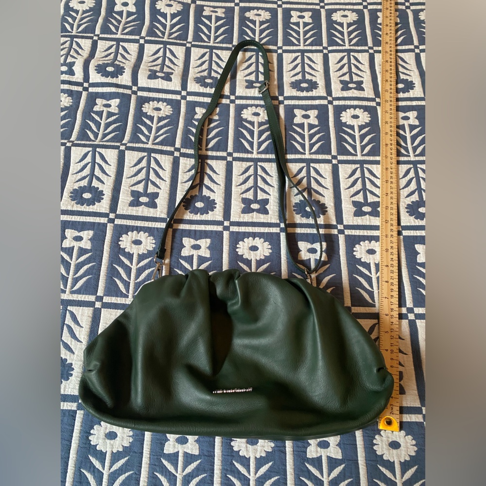 Marina Galanti Made In Italy Green Leather Handbag